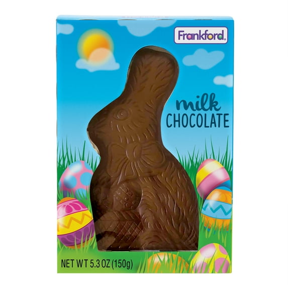 Frankford Milk Chocolate Solid Easter Bunny, 5.3 oz.