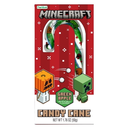 Minecraft Giant Holiday Candy Cane by Frankford, 1.76 oz