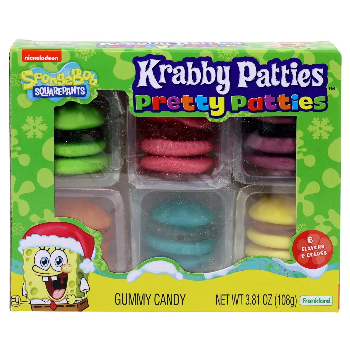 Frankford Nickelodeon Holiday Gummy Krabby Patties Pretty Patties 6pk