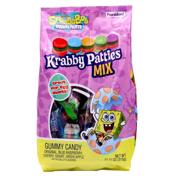 Frankford Nickelodeon SpongeBob Krabby Patties Easter Mix Bag