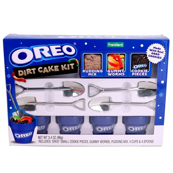 OREO Dirt Cake Holiday Gift Kit 4 Pack by Frankford, 4.69 ounces