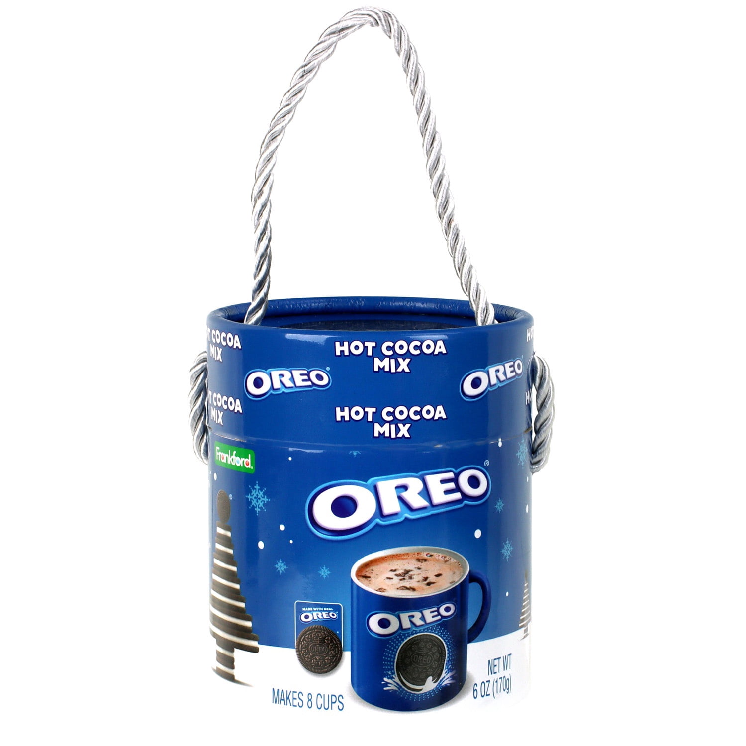 Frankford Oreo Hot Cocoa Mix in Hanging Holiday Tin Ornament, 6