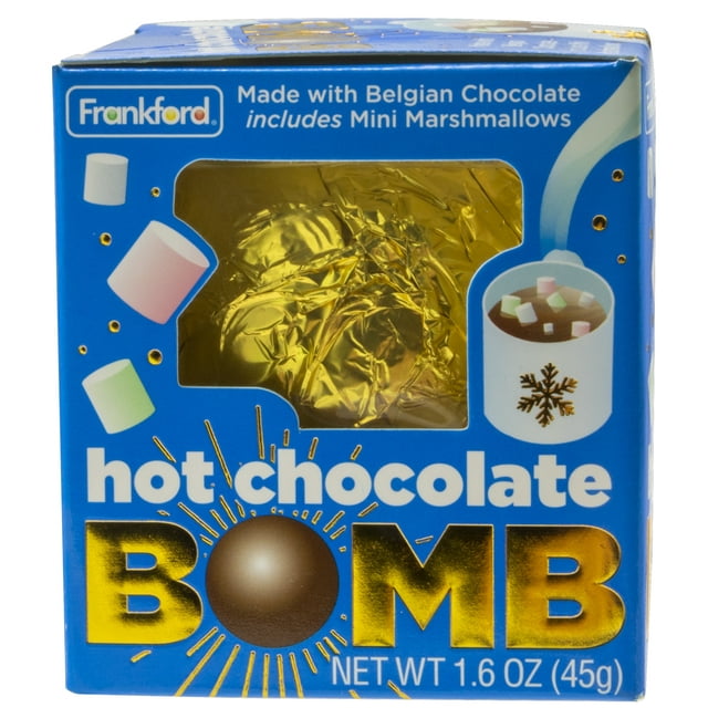 Frankford Original Belgian Milk Chocolate Hot Chocolate Bomb, 1.6 oz