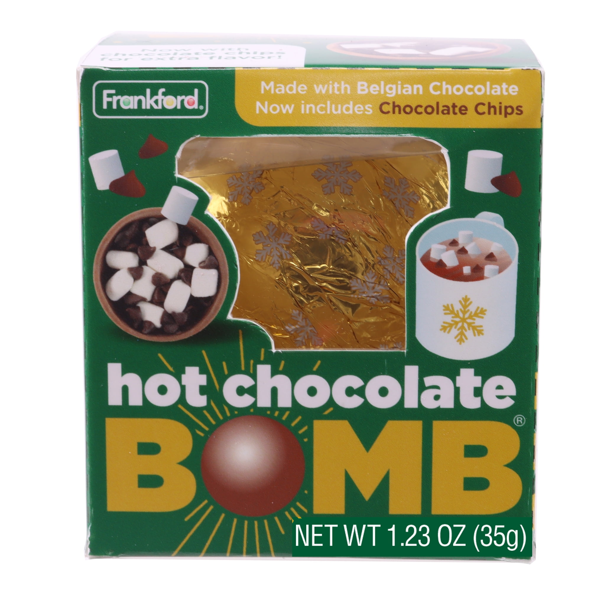 【*ChocoLate Bomb!!】生写真 Frankford Original Hot Chocolate Bomb, with Chocolate Chips