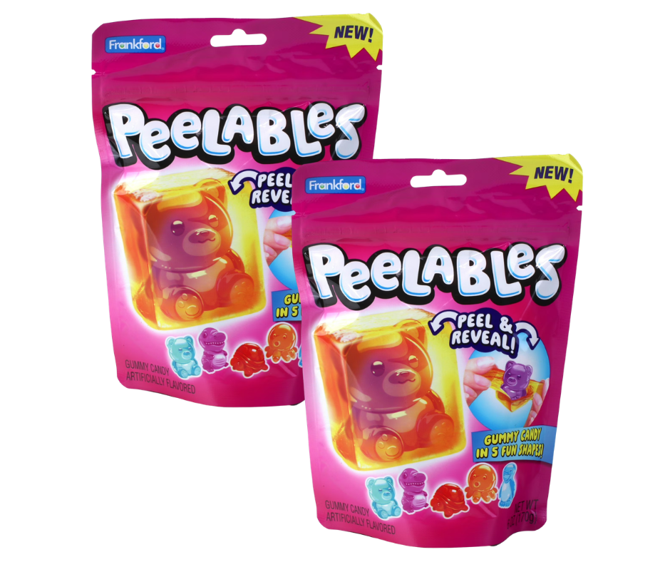 Gomitas Peelables Frankford, Bolsas de 6 oz, Paquete de 2