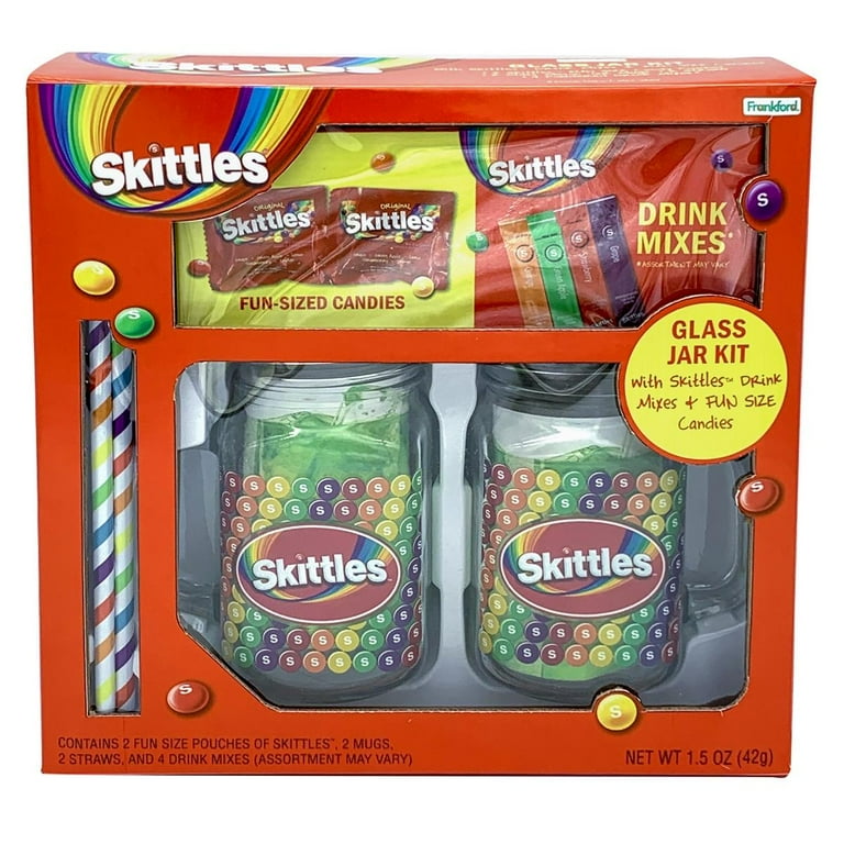 Frankford Skittles Candy Holiday Mug Gift Set 2-Pack, 1.5oz Frankford Skittles Candy Holiday Mug Gift Set 2-Pack, 1.5oz