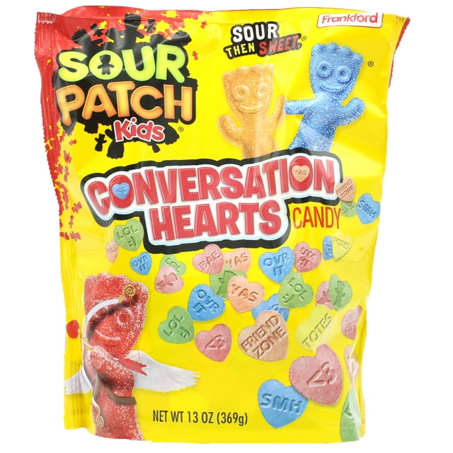 Frankford Sour Patch Candy Conversation Hearts, 13 Oz.
