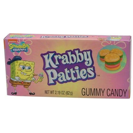 Frankford SpongeBob SquarePants Krabby Patties Easter Original Gummy Candy Box, 2.19oz