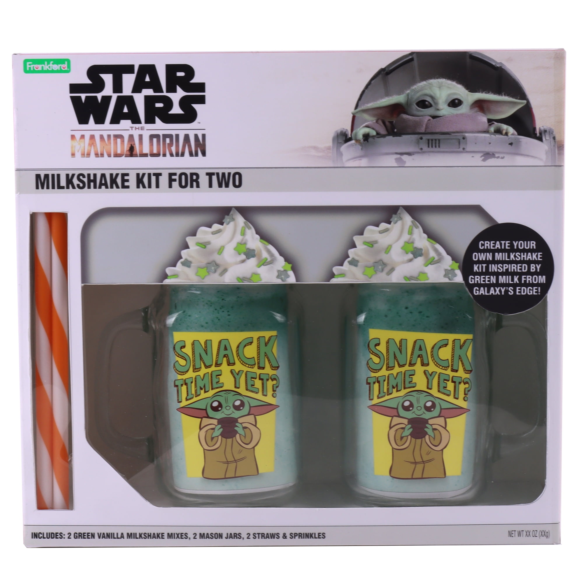 Frankford Star Wars the Mandalorian Holiday Milkshake Gift Set 5.3