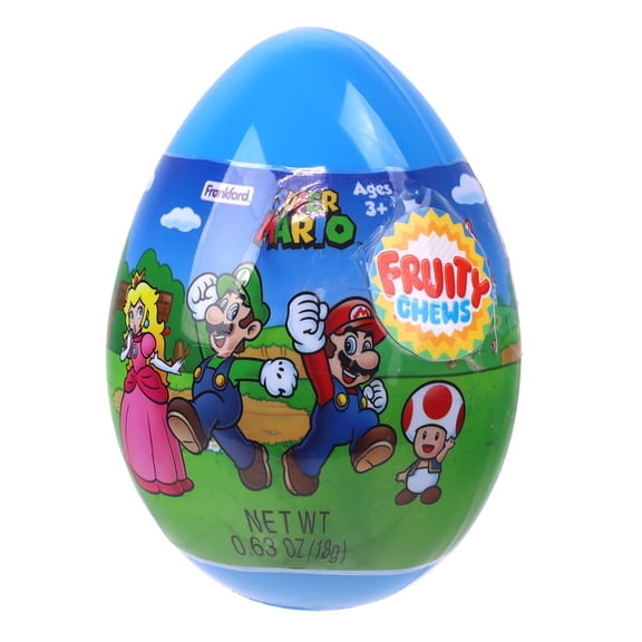 Frankford Super Mario Large Candy Filled Plastic Easter Egg, 0.60oz