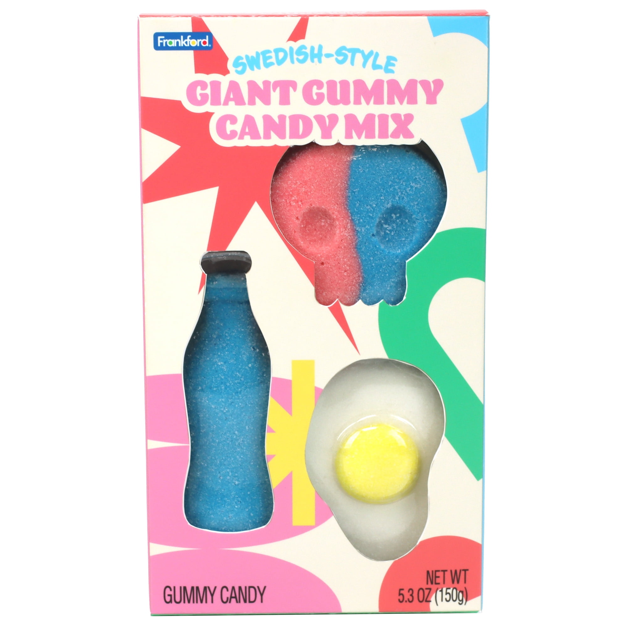 Frankford Swedish Style Giant Gummy Candy Mix Shapes