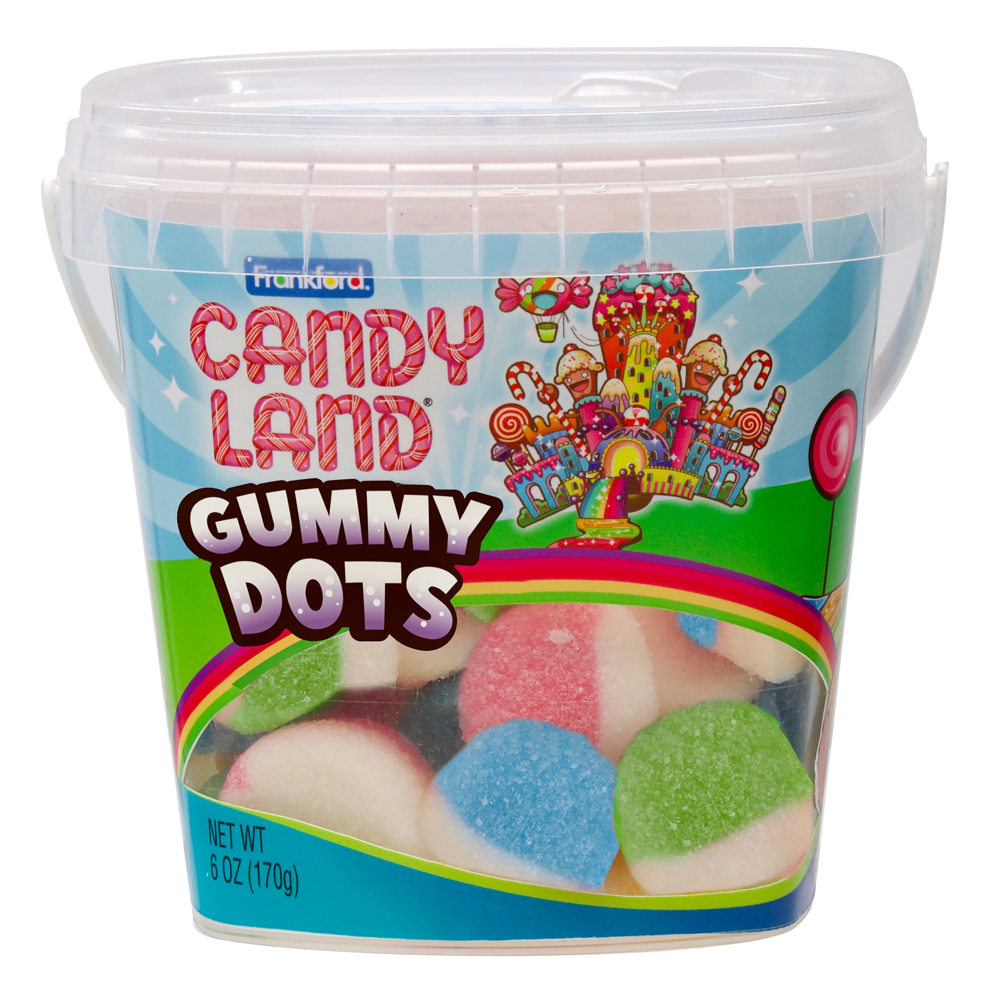 Frankford's Hasbro Candy Land Gummy Candy Dots Tub, 6 ounce