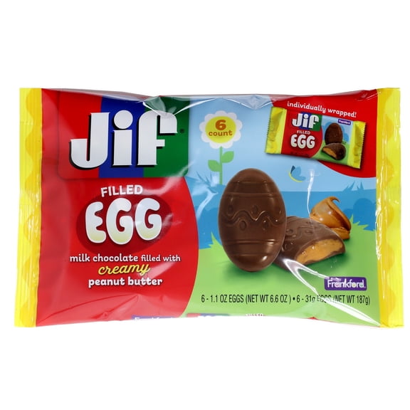 Frankford's Jif Peanut Butter Filled Easter Egg Candy