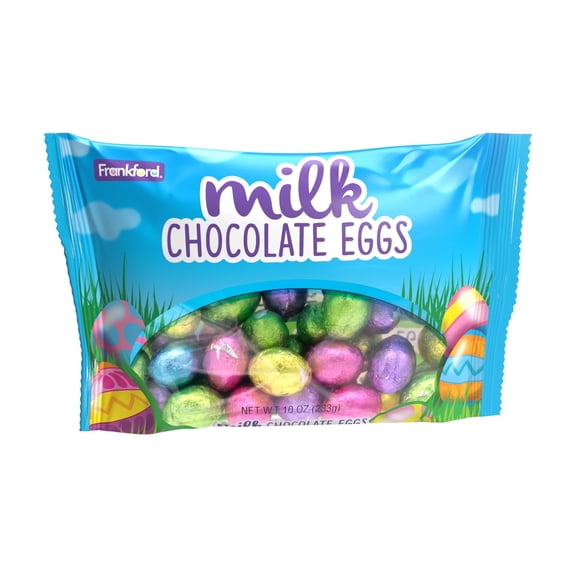 Frankford's Milk Chocolate Foiled Egg Bag 10 Ounces