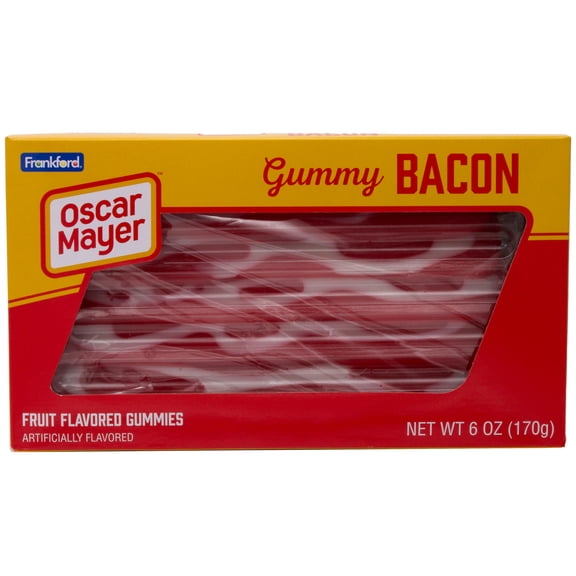 Frankford's Oscar Mayer Bacon Gummy Candy Box, 6 Ounces