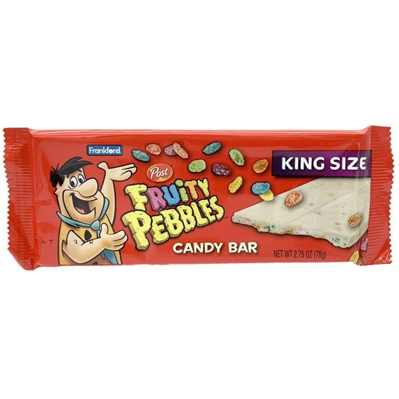 Frankfords Fruity Pebbles White Candy Bar, 2.75 Ounce -- 108 per case.