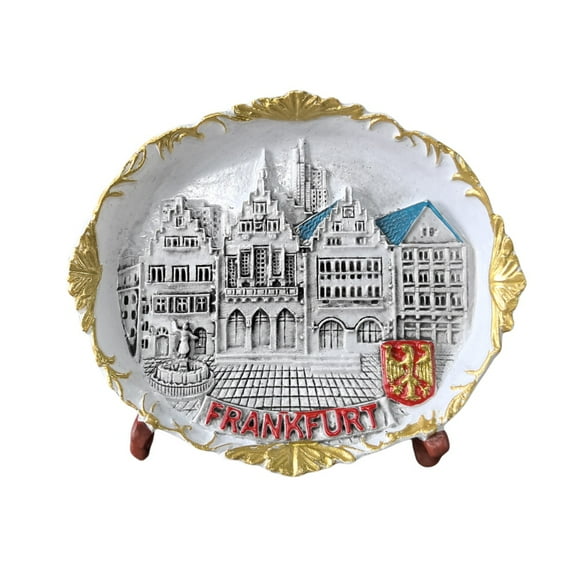 Frankfurt Germany 3D Fridge Magnet Souvenir Gift,Resin Handmade Frankfurt Refrigerator Magnet Home Decoration Collection