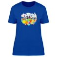thumbnail image 1 of Frankfurt Rainbow Splash T-Shirt Women -Image by Shutterstock, Female Large, 1 of 2