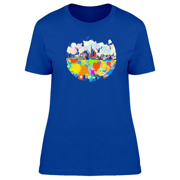 Frankfurt Rainbow Splash T-Shirt Women -Image by Shutterstock, Female Large