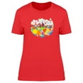 thumbnail image 1 of Frankfurt Rainbow Splash T-Shirt Women -Image by Shutterstock, Female Small, 1 of 2