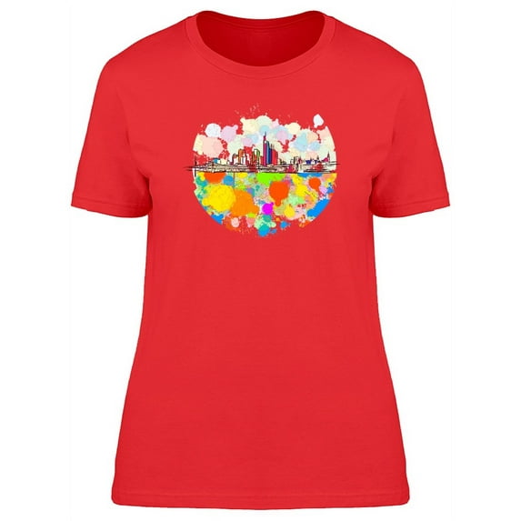 Frankfurt Rainbow Splash T-Shirt Women -Image by Shutterstock, Female Small