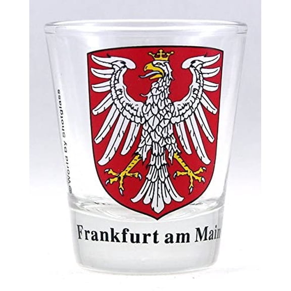 Frankfurt am Main Germany Coat Of Arms Shot Glass