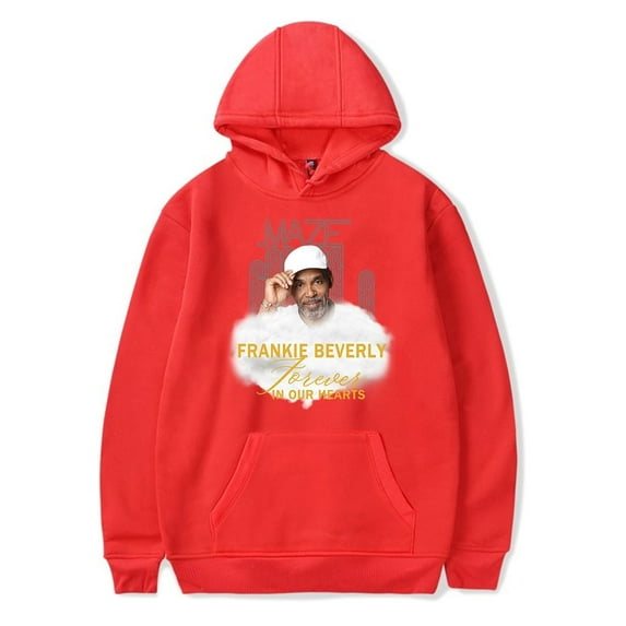 Frankie Beverly Maze Memorial Inspired Unisex Hip Hop Hooded Drawstring Pocket Sweatshirt