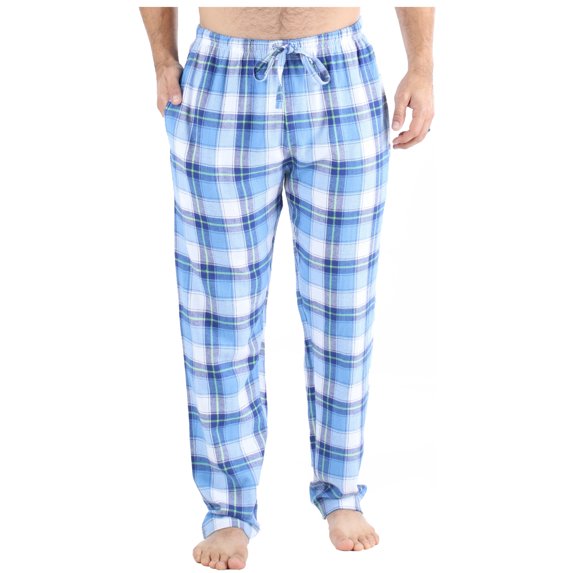 Frankie & Johnny Men's Cotton Flannel Plaid Pajama Sleep Pants