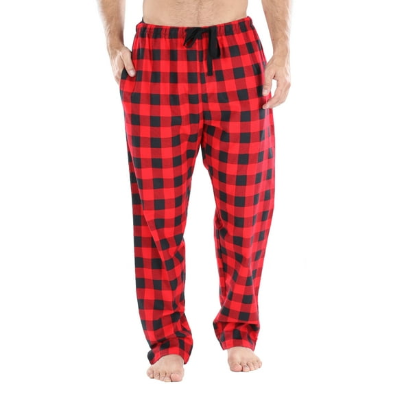 Frankie & Johnny Men's Cotton Flannel Plaid Pajama Sleep Pants