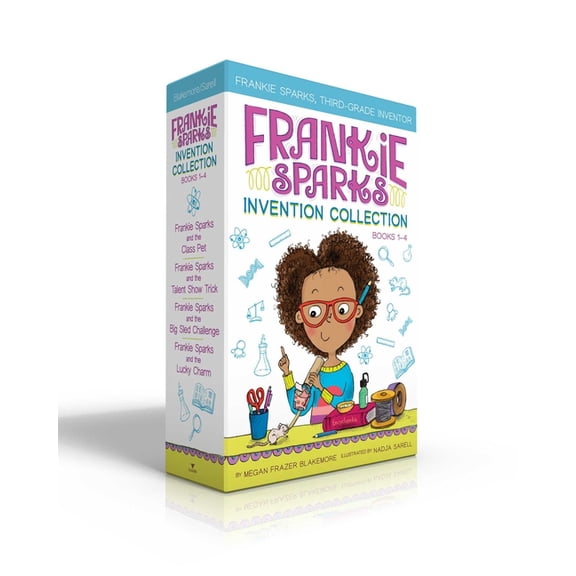 Frankie Sparks, Third-Grade Inventor: Frankie Sparks Invention Collection Books 1-4 (Boxed Set) : Frankie Sparks and the Class Pet; Frankie Sparks and the Talent Show Trick; Frankie Sparks and the Big Sled Challenge; Frankie Sparks and the Lucky Charm (Paperback)