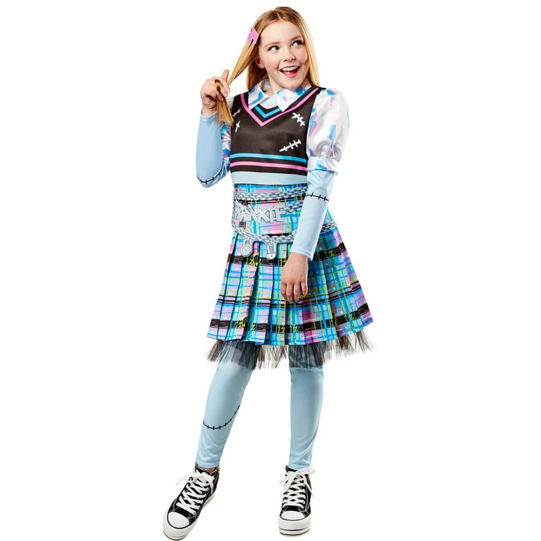 Frankie Stein Child Costume Monster High Deluxe Frankie Stein Child Costume Monster High Deluxe