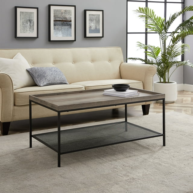 Frankie Tray Top Grey Wash Coffee Table by River Street Designs ...