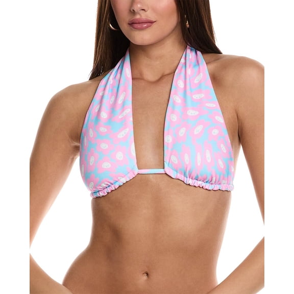 Frankie's Bikini's womens Frankies Bikinis Bash Terry Bikini Top, xs, Pink