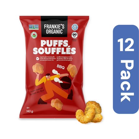 Frankie's Snacks Puffs BBQ 4 oz (Pack Of 12)