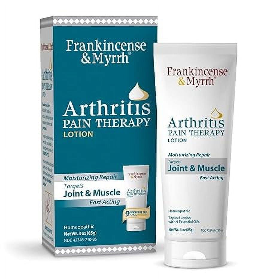 Frankincense And Myrrh Arthritis Pain Therapy Lotion For Joints, 3 Oz
