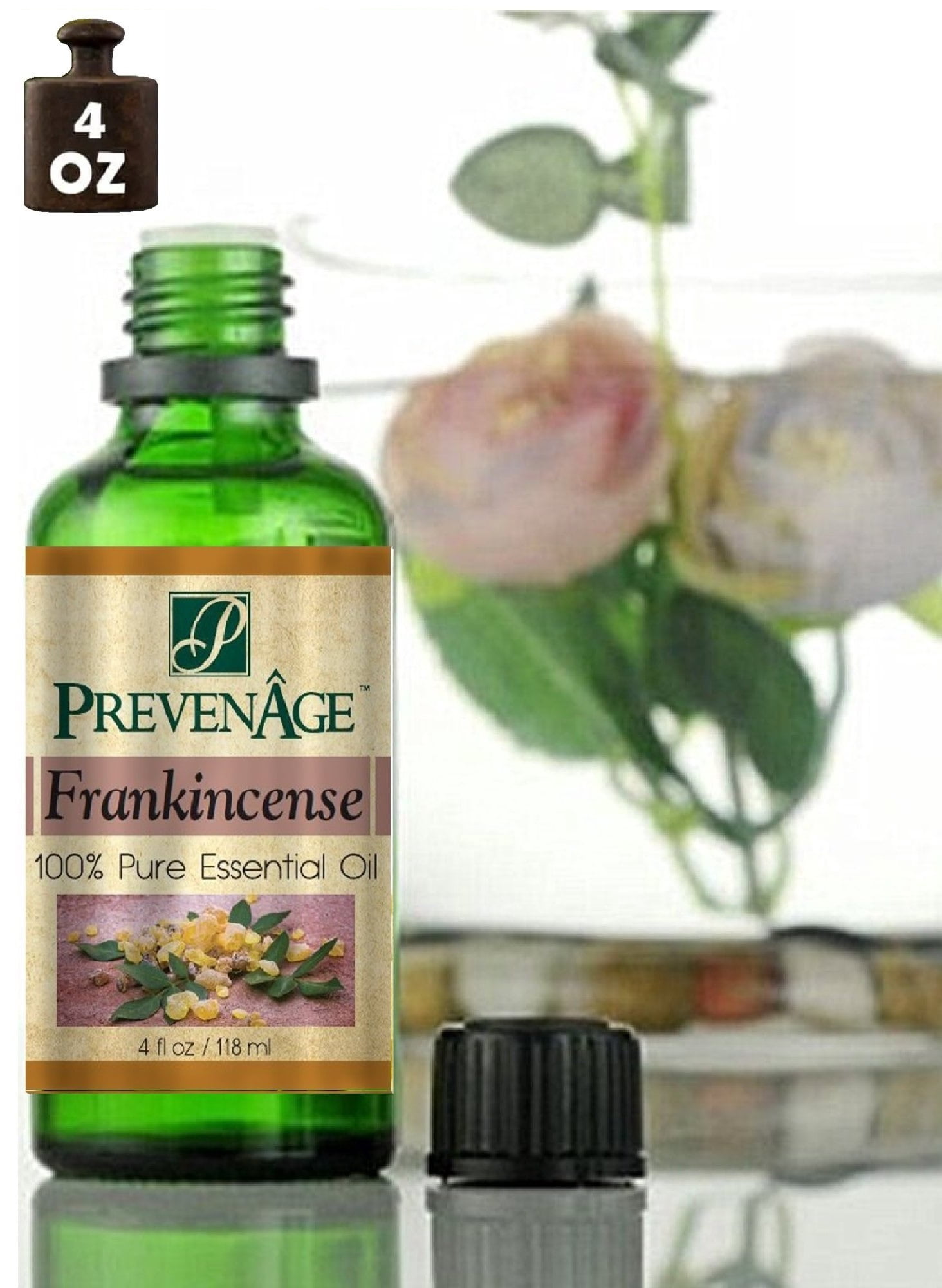 SVA Frankincense Essential Oil 4oz (118 ml) Boswellia Serrata Premium  Essential Oil with Dropper for Diffuser, Aromatherapy, Hair Care and Skin