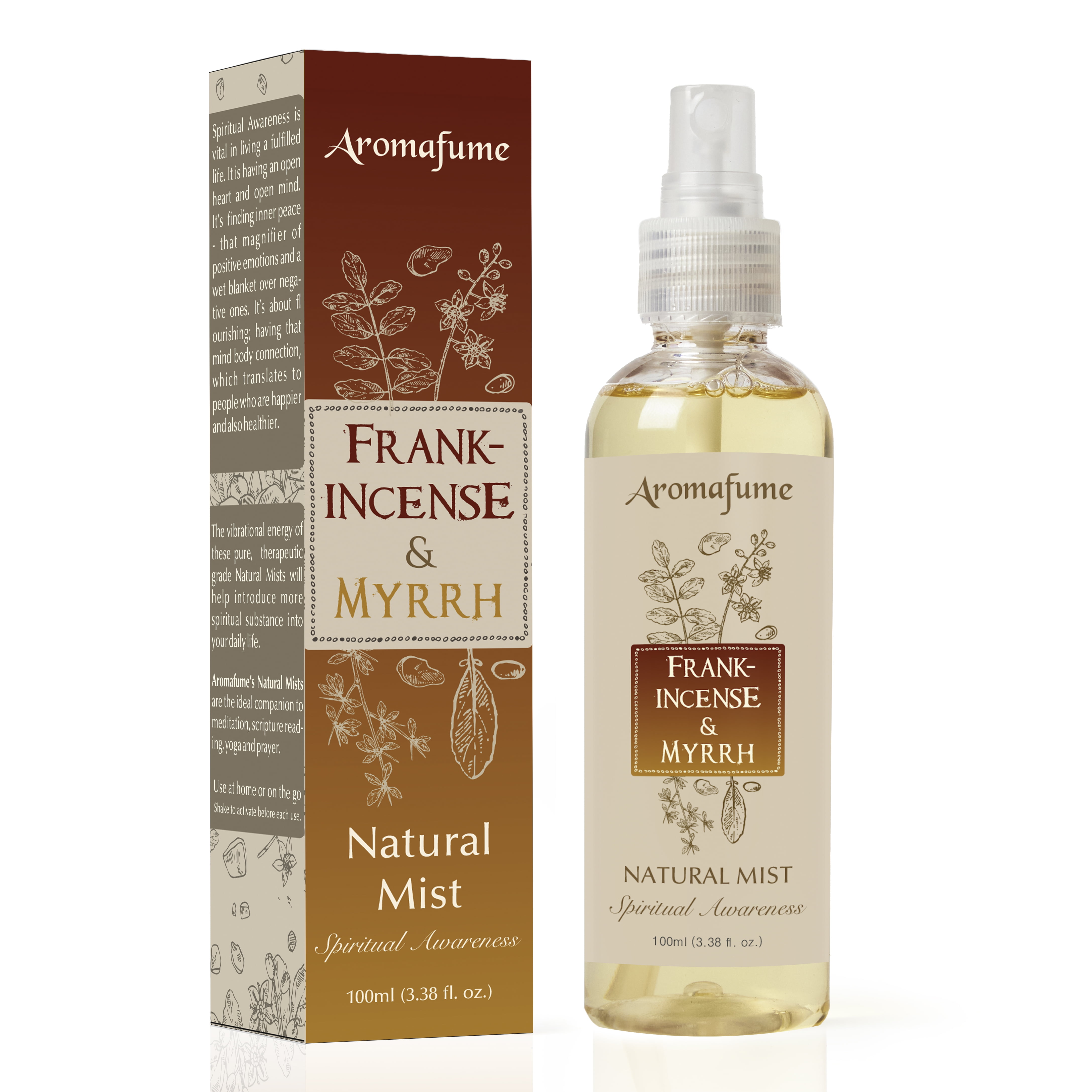Frankincense & Myrrh Natural Resin Mist Spray by Aromafume
