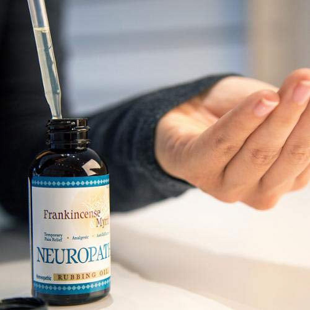 Frankincense & Myrrh Neuropathy Rubbing Oil 2 oz. (Pack of 2)