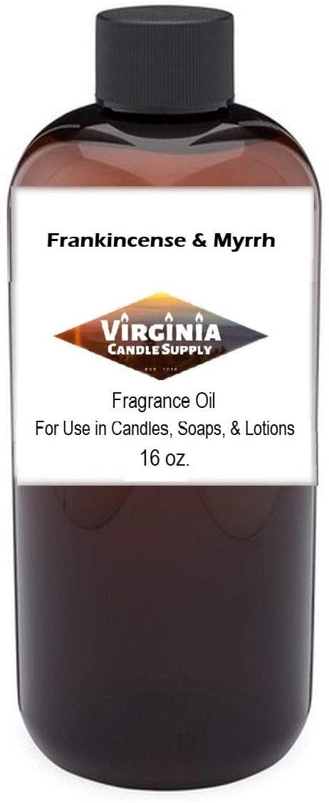 Frankincense & Myrrh16oz Bottle for Candle Making, Soap Making, Tart Making, Room Sprays, Lotions, Car Fresheners, Slime, Bath Bombs, Warmers