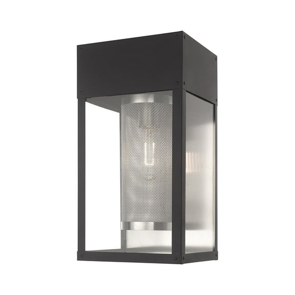 Franklin 1 Light Wall Lantern in Black