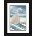 thumbnail image 1 of Franklin 11x14 Black Ornate Wood Framed with Double Matting Museum Art Print Titled - Beachside II, 1 of 4