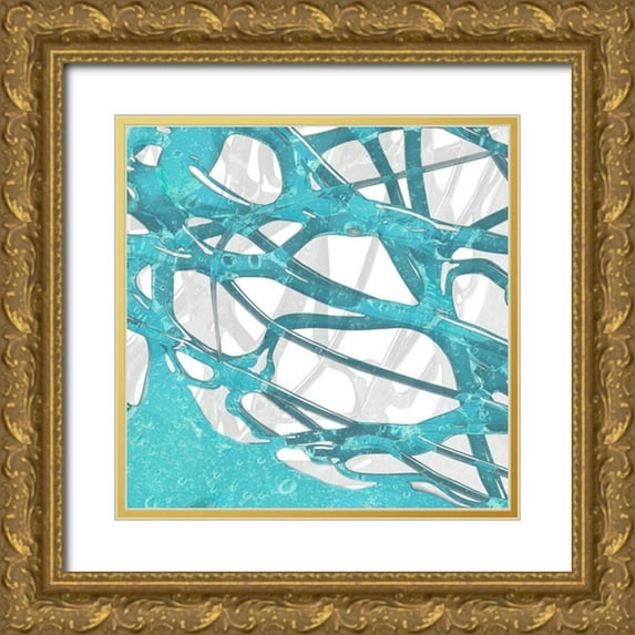 Franklin 12x12 Gold Ornate Wood Framed with Double Matting Museum Art Print Titled - Syrup Flow I