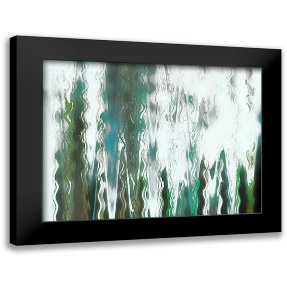 Franklin 14x12 Black Modern Framed Museum Art Print Titled - Angler Blur I