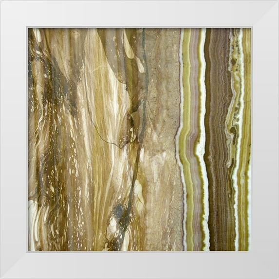 Franklin 15x15 White Modern Wood Framed Museum Art Print Titled - Niagra Sage I