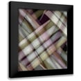 thumbnail image 1 of Franklin 19x24 Black Modern Framed Museum Art Print Titled - Weave Purple I, 1 of 5