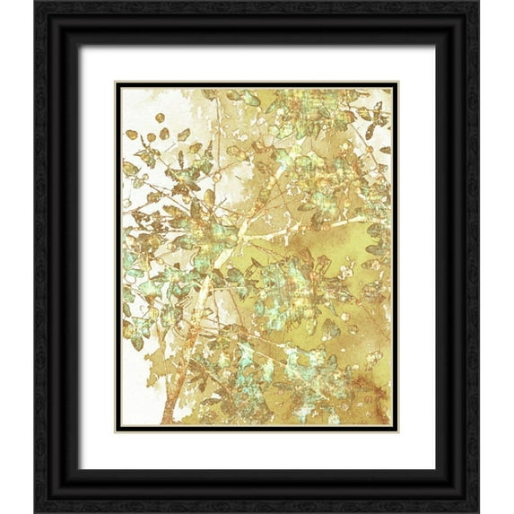 Franklin 20x24 Black Ornate Wood Framed with Double Matting Museum Art Print Titled - Branched II
