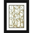 thumbnail image 1 of Franklin 22x32 Black Ornate Wood Framed with Double Matting Museum Art Print Titled - Links II, 1 of 4