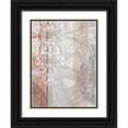 thumbnail image 1 of Franklin 25x32 Black Ornate Wood Framed with Double Matting Museum Art Print Titled - Patterns Coral I, 1 of 4
