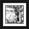 thumbnail image 1 of Franklin 26x26 Black Ornate Wood Framed with Double Matting Museum Art Print Titled - Black and White III, 1 of 4