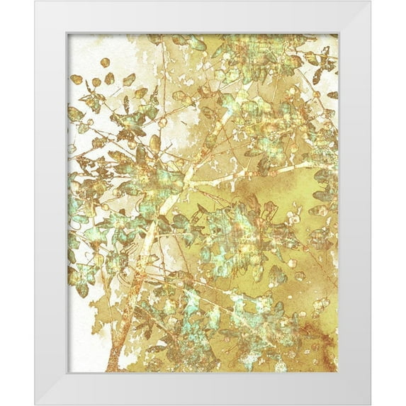 Franklin 26x32 White Modern Wood Framed Museum Art Print Titled - Branched II
